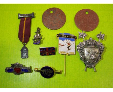 ENAMEL LAPEL AND PIN BADGES AND TAGS