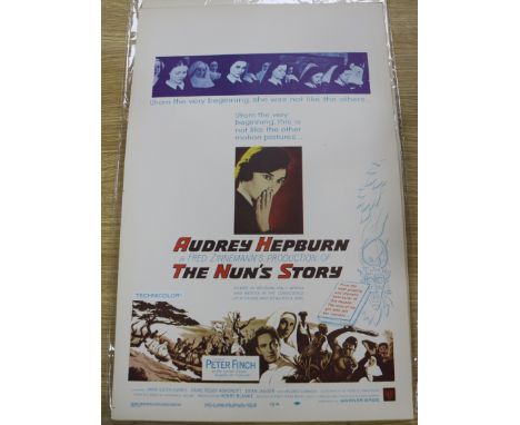 An Audrey Hepburn lobby poster and others and film posters (12)