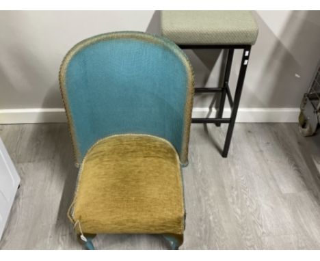 Bedroom chair &amp; a stool