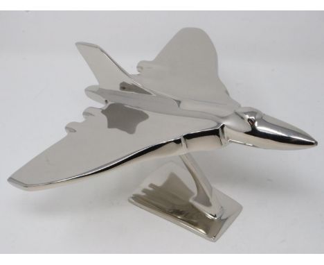 Chrome Vulcan on stand, L: 20 cm. UK P&amp;P Group 2 (£20+VAT for the first lot and £4+VAT for subsequent lots) 