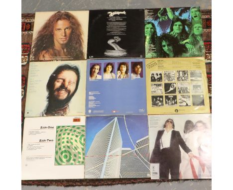 Nine Rock albums: Ted Nugent, Genesis, Meatloaf, Yes, Dire Straits, 24 Carat Purple, Ringo Starr, Whitesnake and Alice Cooper
