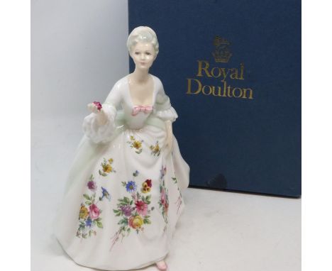 Royal Doulton figurine, Diana, HN 2468, boxed, no cracks or chips, H: 20 cm. UK P&amp;P Group 2 (£20+VAT for the first lot an