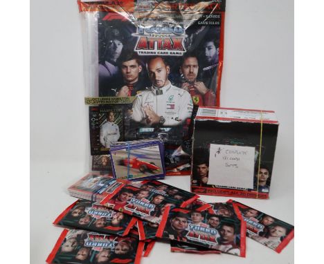 One complete set (181) Topps Turbo Attax cards and 13 sealed packs 2020/21. UK P&amp;P Group 2 (£20+VAT for the first lot and