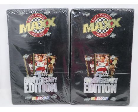 Two sealed boxes of limited edition Nascar card sets. UK P&amp;P Group 2 (£20+VAT for the first lot and £4+VAT for subsequent