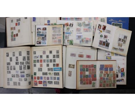 Ten mixed stamp albums. UK P&amp;P Group 3 (£30+VAT for the first lot and £8+VAT for subsequent lots) 