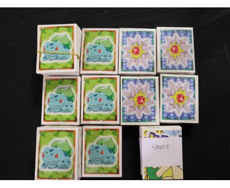 Five complete sets of Pokemon Merlin stickers (240) and 300 odd stickers. UK P&amp;P Group 2 (£20+VAT for the first lot and £