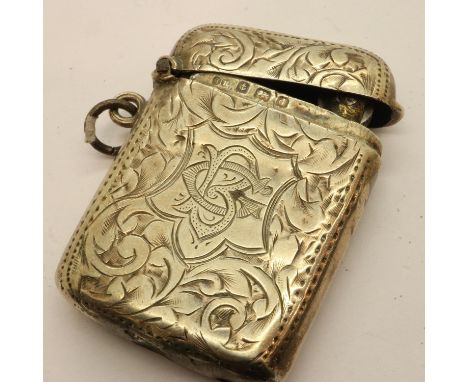 Hallmarked silver lighter, Birmingham assay, 41g. UK P&amp;P Group 1 (£16+VAT for the first lot and £2+VAT for subsequent lot