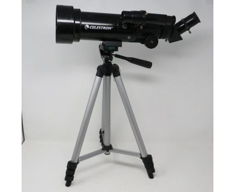 Celestron travel telescope Model 21035, D70 / F400, complete. UK P&amp;P Group 2 (£20+VAT for the first lot and £4+VAT for su