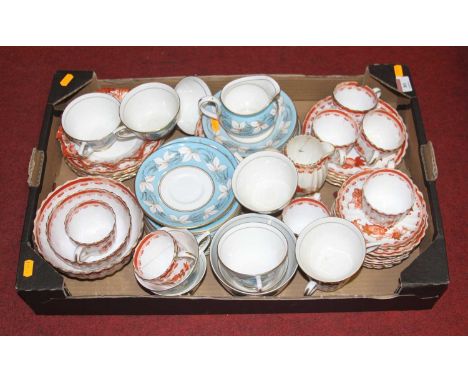 A collection of tea wares to include Royal Doulton and Copelands Spode