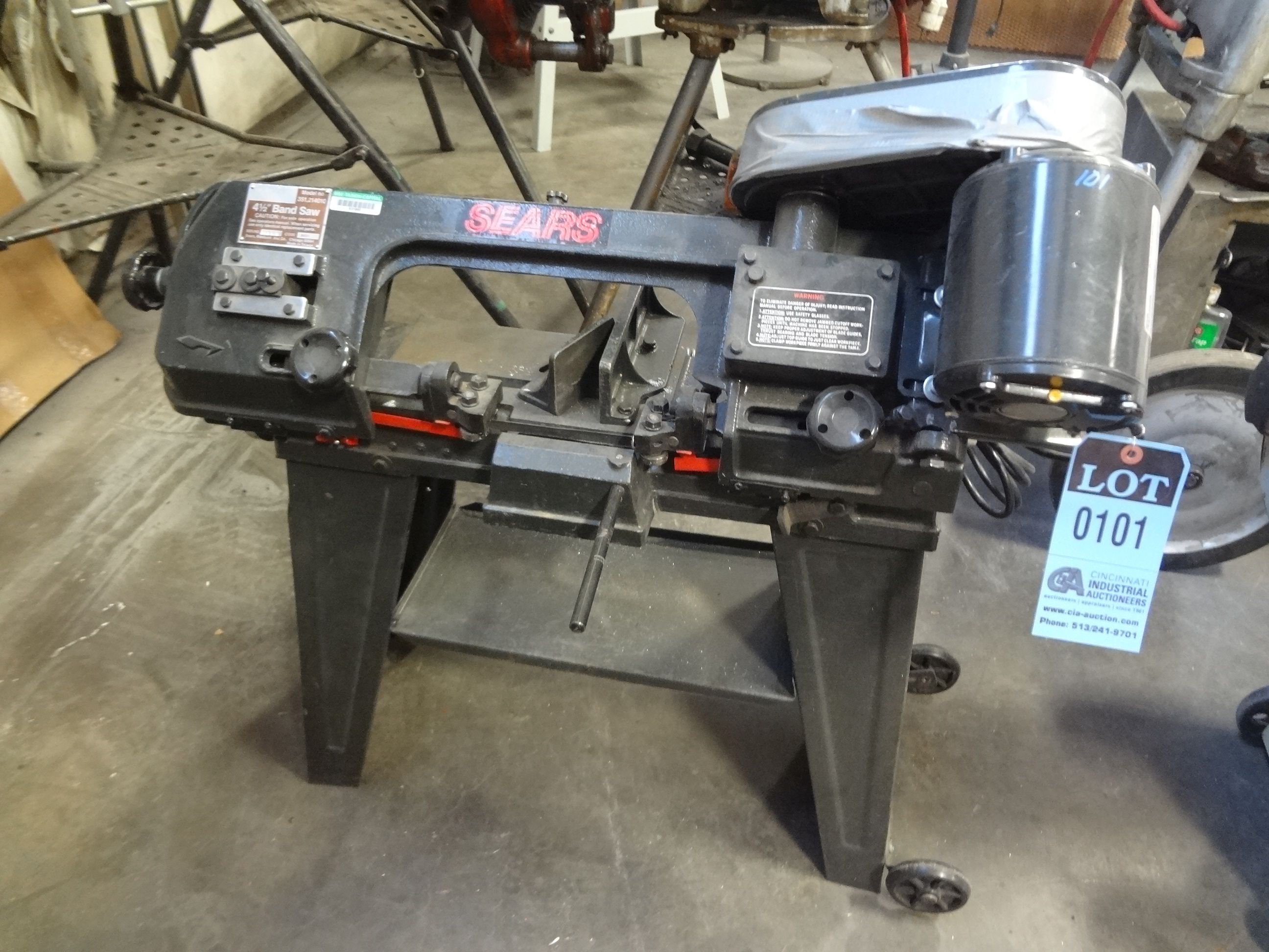 41/2" X 8" SEARS HORIZONTAL BAND SAW
