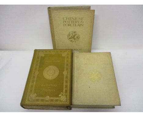 Books -  Chinese Pottery and Porcelain in two volumes by R L Hobson, pub Cassell & Co 1915, limited edition 463/1500, along w