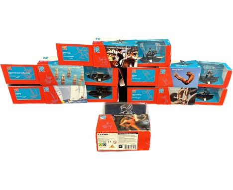 Six original boxed Corgi London Olympics 2012 Die-Cast Figurines