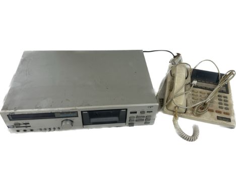 JVC DD/5 Stereo cassette deck and a british telecom telephone, untested