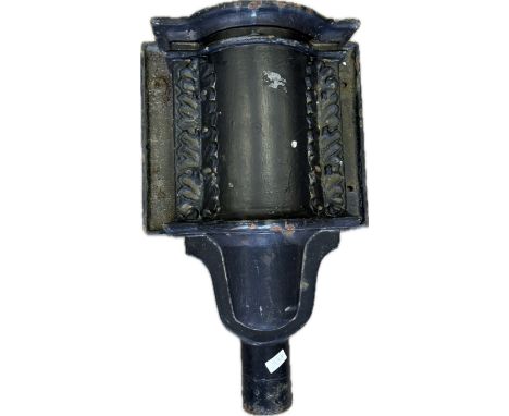 Antique black wall hopper 