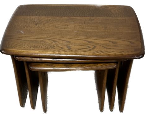 Ercol nest of three tables 
