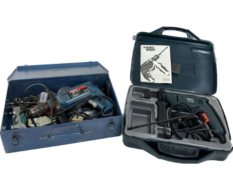 Bosch csb400/2 drill and a black and decker cd 574 cre drill