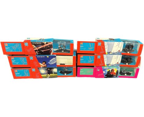 Six original limited edition boxed Corgi London Olympics 2012 Die-Cast Figurines