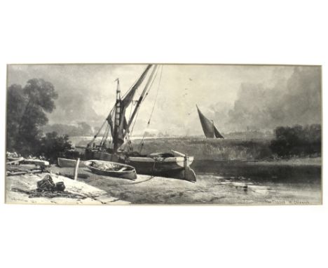 John Boydell (British, 1719-1804): 'A View of Governor Pitt's House, Twickenham', dated 1753, engraving, 25 by 40cm, together