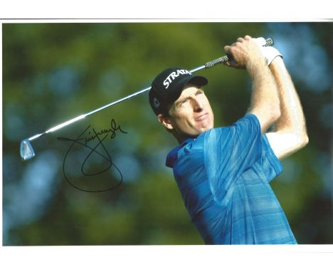 Golf Jim Furyk 12x8 signed colour photo. James Michael Furyk (born May 12, 1970) is an American professional golfer who plays