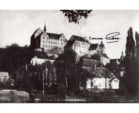Colditz Prisoner of war. 8x12 inch photo signed by Corran William Brooke Purdon CBE MC (4 May 1921 – 27 June 2018) was an Iri