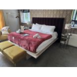 Roche bobois Backstage bed with UK Super King Sleepeezee Hotel Natural Splendour Pillow Top mattre
