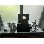 Assorted decorative furnishings including hotel safe & one Broomhill room diffuser (Broomhill Number