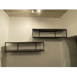 BoConcept “Bordeaux” wall mounted shelving units (2)