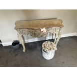 Wooden dressing table & stool