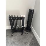 Anison Tower fan and 1 Netta electric heater