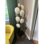 9-bulb freestanding light