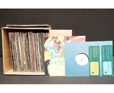 Vinyl - Approx 100 12" singles spanning genres and decades featuring test pressings, white labels, promos to include 808 Stat