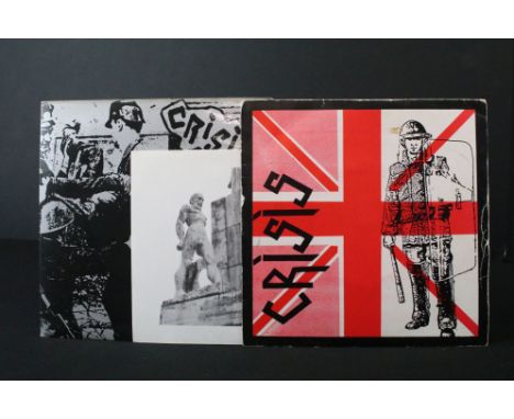 Vinyl - Punk - 2 7” singles by Crisis to include: Alienation / Brückwood Hospital (Ardkor Records – CRI 004, original UK 1981