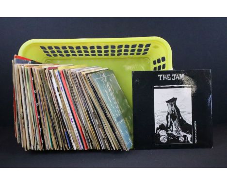 Vinyl - Over 80 Mod Revival / Power Pop UK pressing 7” singles including private pressings and promos to include: The Jam / P