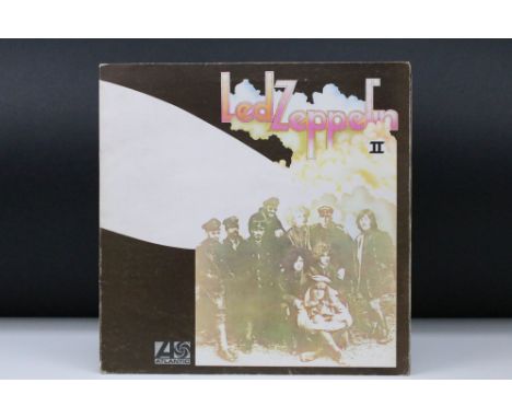 Vinyl - Led Zeppelin II LP on Atlantic Records 588198. UK 1969 2nd pressing with Lemon Song credit and Thankyou misprint A2 /