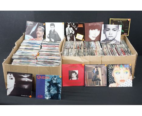 Vinyl - Approx 900 mainly 1970s onwards rock &amp; pop 7" singles featuring ltd editions to include Queen, Bruce Springsteen,