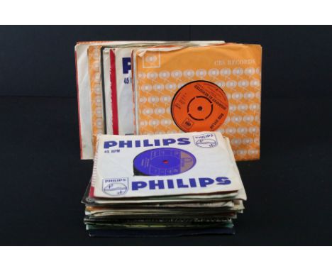 Vinyl - 41 Rock &amp; Pop 7" singles to include The Who x 2, Francois Hardy x 2, Bob Dylan x 3, Van Morrison, The Byrds, Ike 
