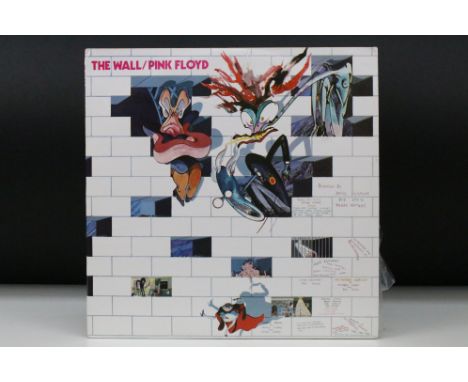 Vinyl - Pink Floyd ‎The Wall LP on CBS Records C2L-12. Original Columbia 1979 1st pressing double album with gatefold sleeve.