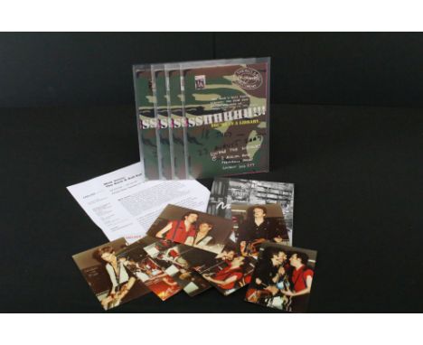 Memorabilia - The Clash, Mick Jones Rock ’N’ Roll library press release with booklet, private view ticket and 4 promo books