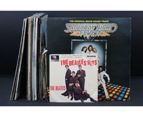 Vinyl - 16 Rock &amp; Pop LPs, 3 EPs and approx 10 7" singles to include The Beatles, Rolling Stones, Queen, The Eagles, Kate