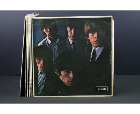 Vinyl - 6 Copies of The Rolling Stones - No. 2 album including original unboxed red Decca labels and “Blind Man” sleeve text 