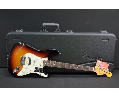 Guitar - Fender American Ultra Series HSS Stratocaster with Fender hardcase.&nbsp; Serial number US191****0. As new and unpla