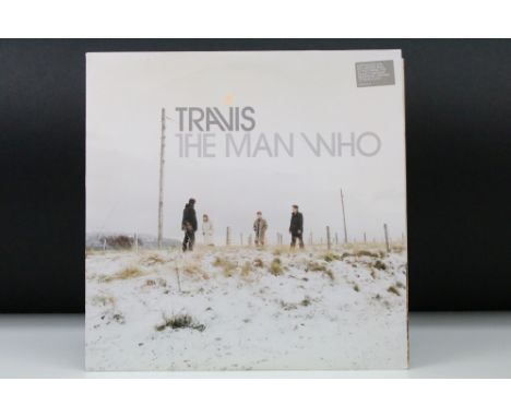 Vinyl - Travis The Man Who LP on Independiente ISOM 9LP. Limited edition 1999 release with bonus 12" 45rpm maxi single. Sleev