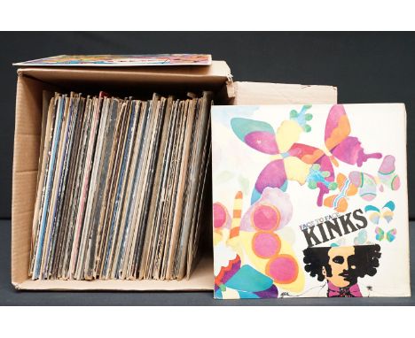 Vinyl - Over 70 Rock &amp; Pop LPs to include The Kinks (Face To Face original UK mono), The Beatles, Queen x 4, Neil Young x