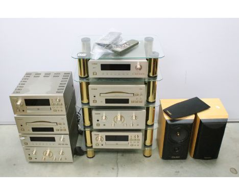 Hi-Fi - 8 Teac audio separates to include A-H500i amplifier, T-H500 tuner, RW-H500 rewritable CD deck, PD-H570 CD multi-playe