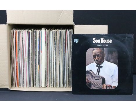 Vinyl - Over 80 Blues LPs to featuring many US pressings to include Sun House, Lightnin' Hopkins, Elmore James, Little Walter