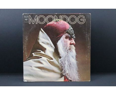 Vinyl - Moondog self titled LP on Columbia Records MS 7335. Original US 1st pressing, grey 2-eye labels and In Unipak gatefol