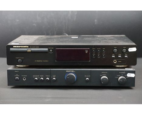 Hi-Fi - Marantz CD4000 CD player along with a Rotel RA-01 amplifier 