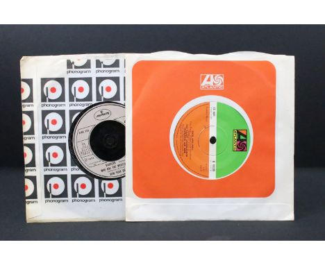Vinyl - 2 Proto Punk 7” singles to include: New York Dolls – Jet Boy (Mercury - 6160 008 UK 1977) EX, The Velvet Underground 