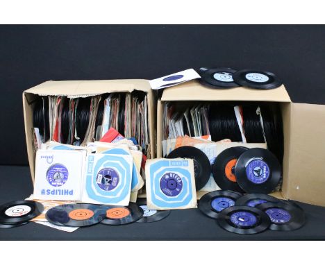 Vinyl - Over 600 mainly 1960s Beat, Rock, Pop 7" singles to include Chicken Shack, The Rolling Stones, Canned Heat, Fleetwood