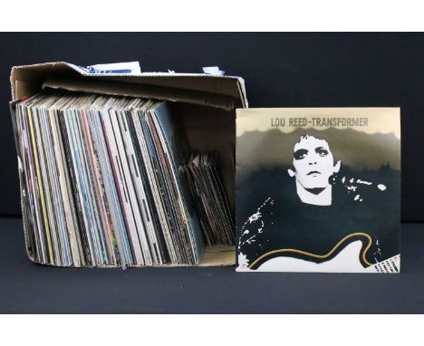 Vinyl - Over 80 Rock &amp; Pop LPs, 8 12" and 29 7" singles to include Lou Reed, Jimi Hendrix, Velvet Underground, Talking He